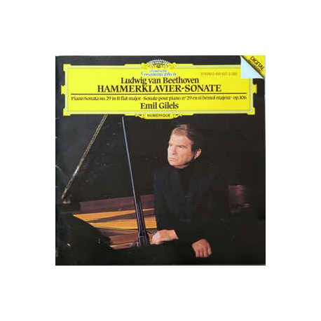 Ludwig van Beethoven, Emil Gilels ‎– Hammerklavier-Sonate