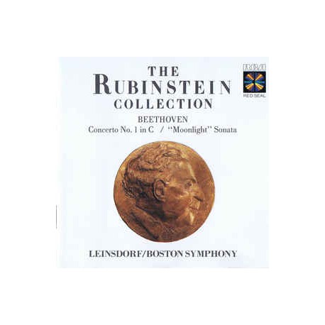 Beethoven, Arthur Rubinstein, Erich Leinsdorf, Boston Symphony Orchestra ‎– Concerto No.1, Moonlight Sonata