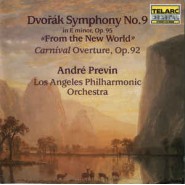 Dvořák - André Previn, Los Angeles Philh.Orchestra ‎– Symphony No. 9 , Op. 95 "From The New World" · Carnival Overture, Op. 92