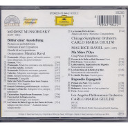 MUSSORGSKY : Bilder Einer Ausstellung   RAVEL : Ma mere L'Oye - Rapsodie Espagnole / Giulini